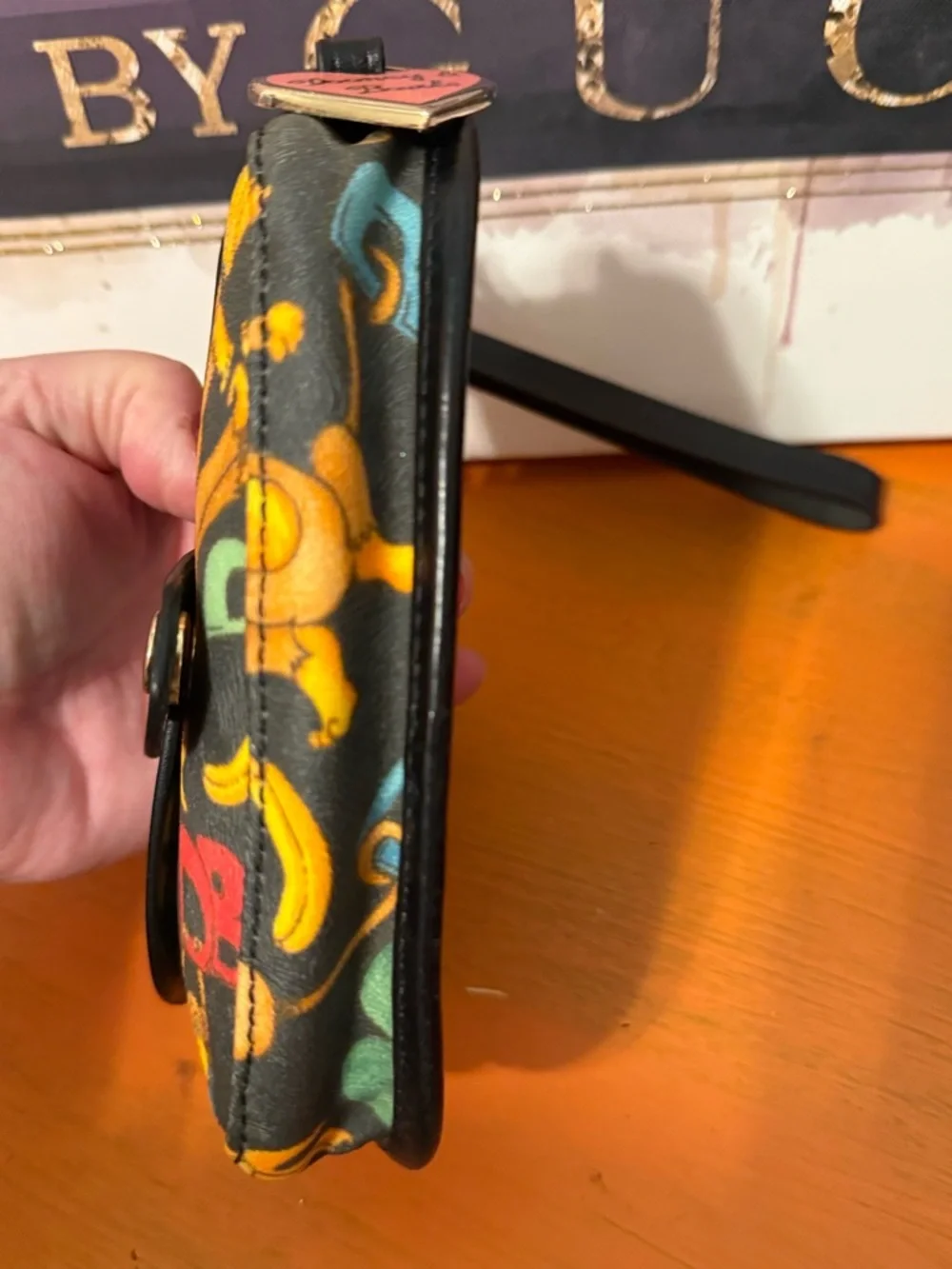 Dooney & Bourke Rare Limited Edition Monkey Wristlet EUC - Picture 5 of 8